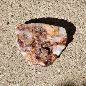 Rough Chalcedony Fire Agate Rock